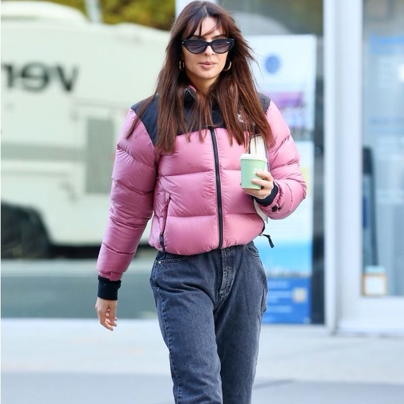 THE NORTH FACE 1996 RETRO NUPTSE JACKET IN MESA ROSE - Picture 4 of 8